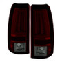 Spyder 5081889 - Chevy Silverado 1500/2500 99-02 Version 2 LED Tail Lights - Red Smoke ALT-YD-CS99V2-LED-RS