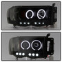 Spyder 5078797 - Dodge Ram 1500 02-05 03-05 Projector Headlights CCFL Halo LED Blk Smke PRO-YD-DR02-CCFL-BSM