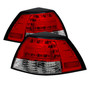 Spyder 5008602 - Pontiac G8 08-09 LED Tail Lights Red Clear ALT-YD-PG808-LED-RC
