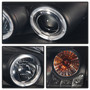 Spyder 5078612 - Pontiac G6 2/4DR 05-08 Projector Headlights LED Halo LED Blk Smke PRO-YD-PG605-HL-BSM