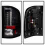 Spyder 5001771 - Chevy Silverado 07-13 LED Tail Lights Blk ALT-YD-CS07-LED-BK