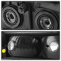 Spyder 9030253 - Xtune Chevy Silverado 2500HD 03-06 Crystal Headlights w/ Bumper Lights HD-JH-CSIL03-AM-BSM-SET