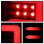 Spyder 5085863 - 16-18 Chevy Silverado Light Bar LED Tail Lights - All Black ALT-YD-CS16-LED-B