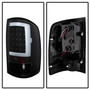 Spyder 5081551 - Xtune GMC Sierra 07-13 LED Tail Lights Black ALT-ON-GS07-G2-LED-BK