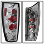 Spyder 5001115 - Chevy Avalanche 02-06 Euro Style Tail Lights Chrome ALT-YD-CAV04-C