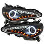 Spyder 5075383 - Scion FRS 12-14 Projector Headlights CCFL Halo DRL LED Black PRO-YD-SFRS12-CCFL-BK