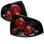 Spyder 5006998 - Nissan Sentra 00-03 Euro Style Tail Lights Black ALT-YD-NS00-BK