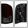 Spyder 5001801 - Chevy Silverado 07-13 LED Tail Lights Red Smoke ALT-YD-CS07-LED-RS