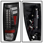 Spyder 5001061 - Chevy Avalanche 02-06 LED Tail Lights Black ALT-YD-CAV02-LED-BK