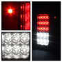 Spyder 5070401 - Jeep Wrangler 07-15 LED Tail Lights Red Clear ALT-YD-JWA07-LED-RC