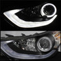 Spyder 5073662 - Hyundai Elantra 11-13 Projector Headlights LED Halo DRL Blk PRO-YD-HYELAN11-DRL-BK