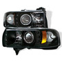 Spyder 5010063 - Dodge Ram 1500 94-01 94-02 Projector Headlights CCFL Halo LED Blk PRO-YD-DR94-CCFL-BK