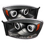 Spyder 5030061 - Dodge Ram 1500 06-08 06-09 Projector Headlights CCFL Halo LED Blk PRO-YD-DR06-CCFL-BK