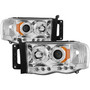 Spyder 5009982 - Dodge Ram 1500 02-05/Ram 2500 03-05 Projector Headlights LED Halo LED Chrm PRO-YD-DR02-HL-C