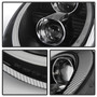 Spyder 5080103 - Porsche 911 05-09 Projector Headlights Xenon/HID Model- DRL LED Blk PRO-YD-P99705-HID-DRL-BK