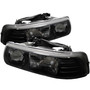 Spyder 5012470 - Chevy Silverado 1500 99-02/Chevy Silverado 3500 01-02 Crystal Headlights Blk HD-YD-CSIL99-BK