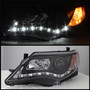 Spyder 5072658 - Toyota Camry 12-14 Projector Headlights DRL Blk High 9005 (Not Included PRO-YD-TCAM12-DRL-BK