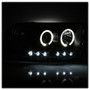 Spyder 5009975 - Dodge Ram 1500 02-05/Ram 2500 03-05 Projector Headlights LED Halo LED Blk PRO-YD-DR02-HL-BK