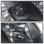 Spyder 5008657 - Audi A6 02-04 Projector Headlights Halogen Model Only - DRL Black PRO-YD-ADA601-DRL-BK