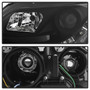 Spyder 5008572 - Audi A4 06-08 Projector Headlights Halogen Model Only - DRL Black PRO-YD-AA405-DRL-BK