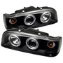 Spyder 5012289 - Volvo 850 93-97 Projector Headlights LED Halo Black High H1 Low H1 PRO-YD-VO85092-HL-BK