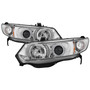 Spyder 5010797 - Honda Civic 06-08 2Dr Projector Headlights LED Halo Chrome High H1 Low H1 PRO-YD-HC06-2D-HL-C