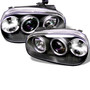 Spyder 5012159 - Volkswagen Golf IV 99-05 Projector Headlights LED Halo Black High H1 Low H1 PRO-YD-VG99-BK