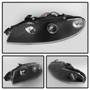 Spyder 5011473 - Mitsubishi Eclipse 97-99 Projector Headlights LED Halo Black High H1 Low H1 PRO-YD-ME97-HL-BK