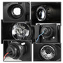 Spyder 5011473 - Mitsubishi Eclipse 97-99 Projector Headlights LED Halo Black High H1 Low H1 PRO-YD-ME97-HL-BK