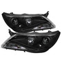 Spyder 5042651 - Volkswagen Tiguan 09-11 Projector Headlights DRL Black High H1 Low H7 PRO-YD-VTIG09-DRL-BK