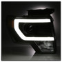 Spyder 9037252 - xTune Ford F150 Projector Headlights - Light Bar DRL - Black PRO-JH-FF15009-LBDRL-BK