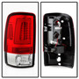 Spyder 5084163 - 00-06 Chevy Suburban 1500/2500 V2 Light Bar LED Tail Lights -Red Clr (ALT-YD-CD00V2-LBLED-RC)