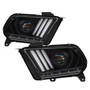 Spyder 5085559 - 13-14 Ford Mustang (HID Only) Projector Headlights w/Turn Signals - Blk PRO-YD-FM13HID-BK