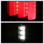 Spyder 5084798 - 07-16 Jeep Wrangler Version 2 Light Bar LED Tail Lights - Red Clear (ALT-YD-JWA07V2-LBLED-RC)