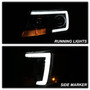 Spyder 5085283 - 15-17 Chevy Colorado Projector Headlights - Light Bar LED - Black (PRO-YD-CCO15-LBDRL-BK)
