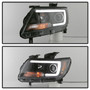Spyder 5085283 - 15-17 Chevy Colorado Projector Headlights - Light Bar LED - Black (PRO-YD-CCO15-LBDRL-BK)