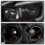 Spyder 9042904 - xTune 13-16 Ford Escape LED Light Bar Halogen Projector Headlights - Black (PRO-JH-FESCA13-LB-BK)