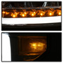 Spyder 9043048 - xTune 14-17 Toyota Tundra DRL LED Light Bar Projector Headlights - Chrome (PRO-JH-TTU14-LB-C)