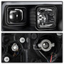 Spyder 9043024 - xTune 14-17 Toyota Tundra DRL LED Light Bar Projector Headlights - Black (PRO-JH-TTU14-LB-BK)