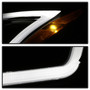 Spyder 9042966 - xTune 13-15 Nissan Sentra DRL LED Light Bar Halogen Projector Headlights - Black (PRO-JH-NS13-LB-BK)