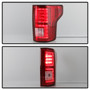 Spyder 5085764 - 18-19 Ford F-150 (w/o Blind Spot Sensor) LED Tail Lights - Red Clear (ALT-YD-FF15018-LED-RC)