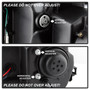 Spyder 5083531 - Ford F150 2015-2017 Projector Headlights - Light Bar DRL LED - Black PRO-YD-FF15015-LBDRL-BK
