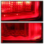 Spyder 5083692 - Ford F150 2015-2017 Light Bar LED Tail Lights - Red Clear ALT-YD-FF15015-LBLED-RC