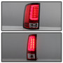 Spyder 5084767 - 07-13 GMC Sierra 1500 V2 Light Bar LED Tail Lights - Red Clear (ALT-YD-GS07V2-LBLED-RC)