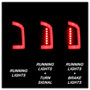 Spyder 5084262 - 07-09 Dodge Ram 2500/3500 V3 Light Bar LED Tail Lights - Black (ALT-YD-DRAM06V3-LBLED-BK)