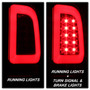 Spyder 5084736 - 08-16 Ford Super Duty F-250 V3 Light Bar LED Tail Lights - Red Clear (ALT-YD-FS07V3-LBLED-RC)