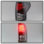 Spyder 5013200 - Xtune Toyota Tundra 07-13 LED Tail Lights Black ALT-ON-TTU07-LED-BK