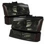 Spyder 5064523 - Xtune Chevy Silverado 2500HD 03-06 Crystal Headlights w/ Amber Lights Smoke HD-JH-CSIL03-AM-SM-SET