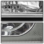 Spyder 5064912 - Xtune Chevy Silverado 2500HD 03-06 Crystal Headlights w/ Bumper Lights Chrome HD-JH-CSIL03-AM-C-SET