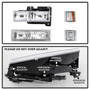 Spyder 5069535 - Xtune Chevy Suburban 94-98 Headlights w/ Corner & Parking Lights 8pcs Chrome HD-JH-CCK88-AM-C-SET